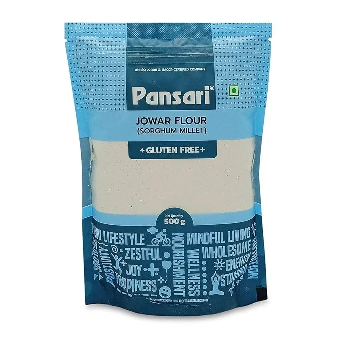 Pansari Jowar Flour (Sorghum Millet), 500 gm Pouch