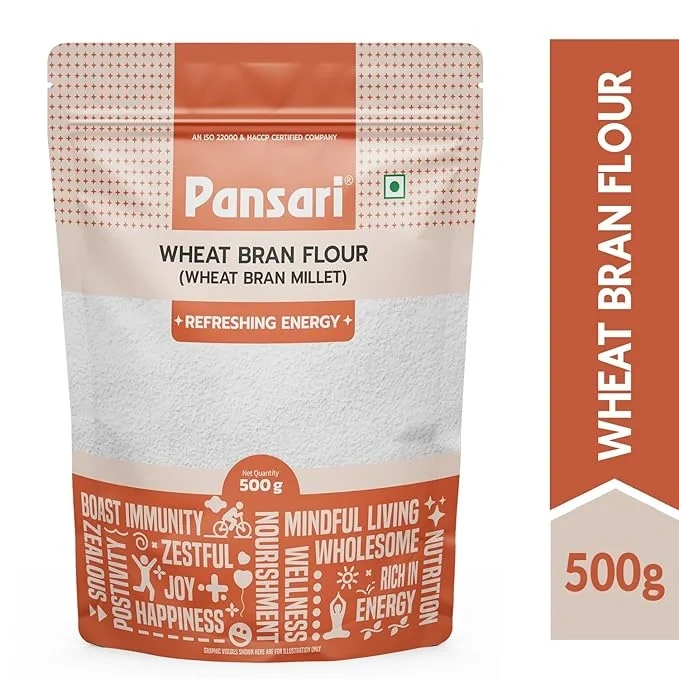 Pansari Wheat Bran Flour 500gm – High in Fiber, Protein & Magnesium image 3