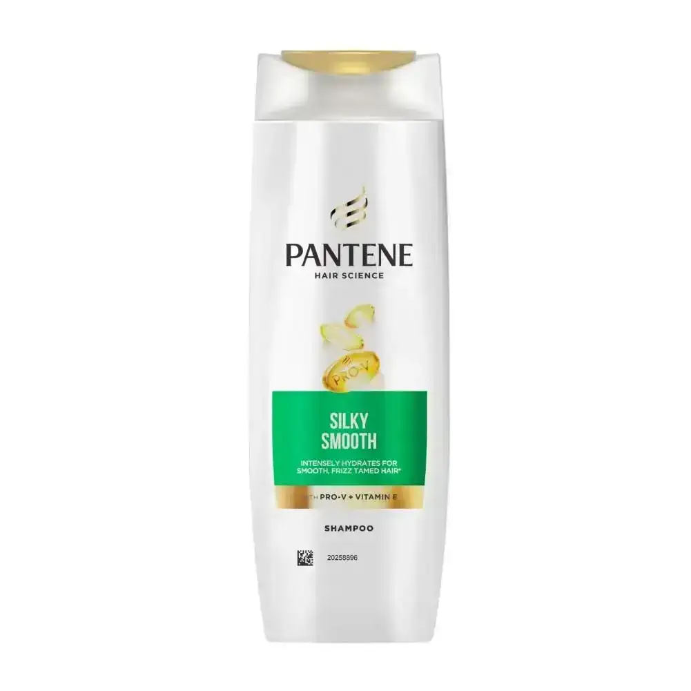 Pantene Silky Smooth Shampoo 180ml for smooth, manageable hair. Get healthy, shiny hair with Pantene.