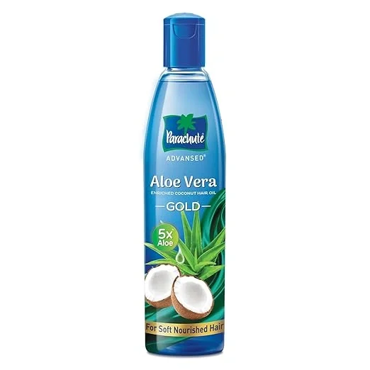Parachute Advansed Aloe Vera Enriched Coconut Hair Oil Gold, 400ml