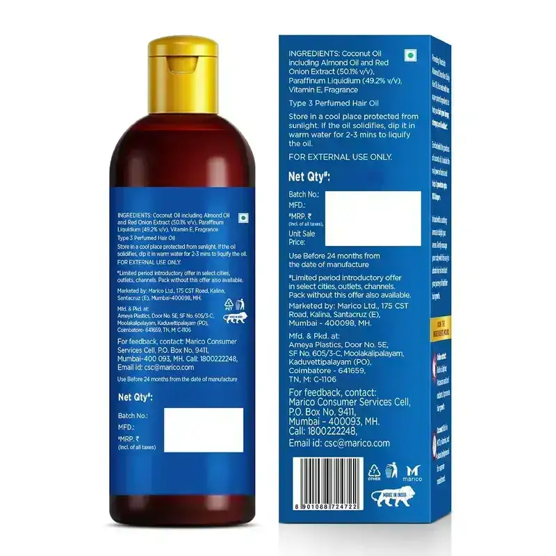 Parachute Advansed Onion Hair Oil, 200ml image 2