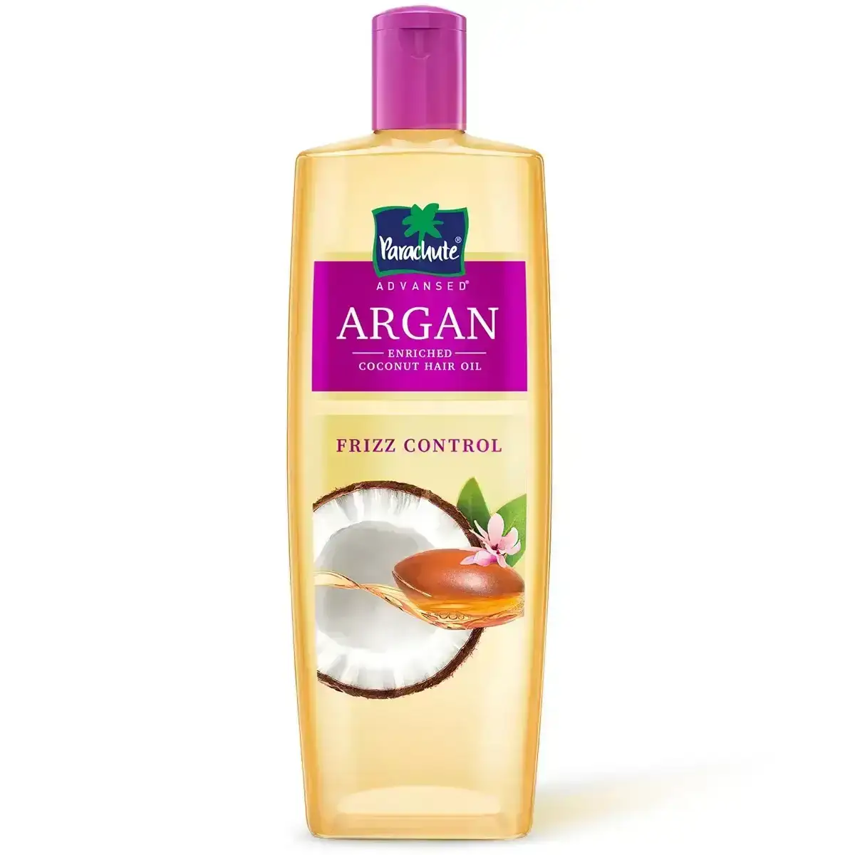 Parachute Advansed Argan-enriched Coconut Hair Oil 300ml. Nourishing hair oil for healthy, shiny hair. 