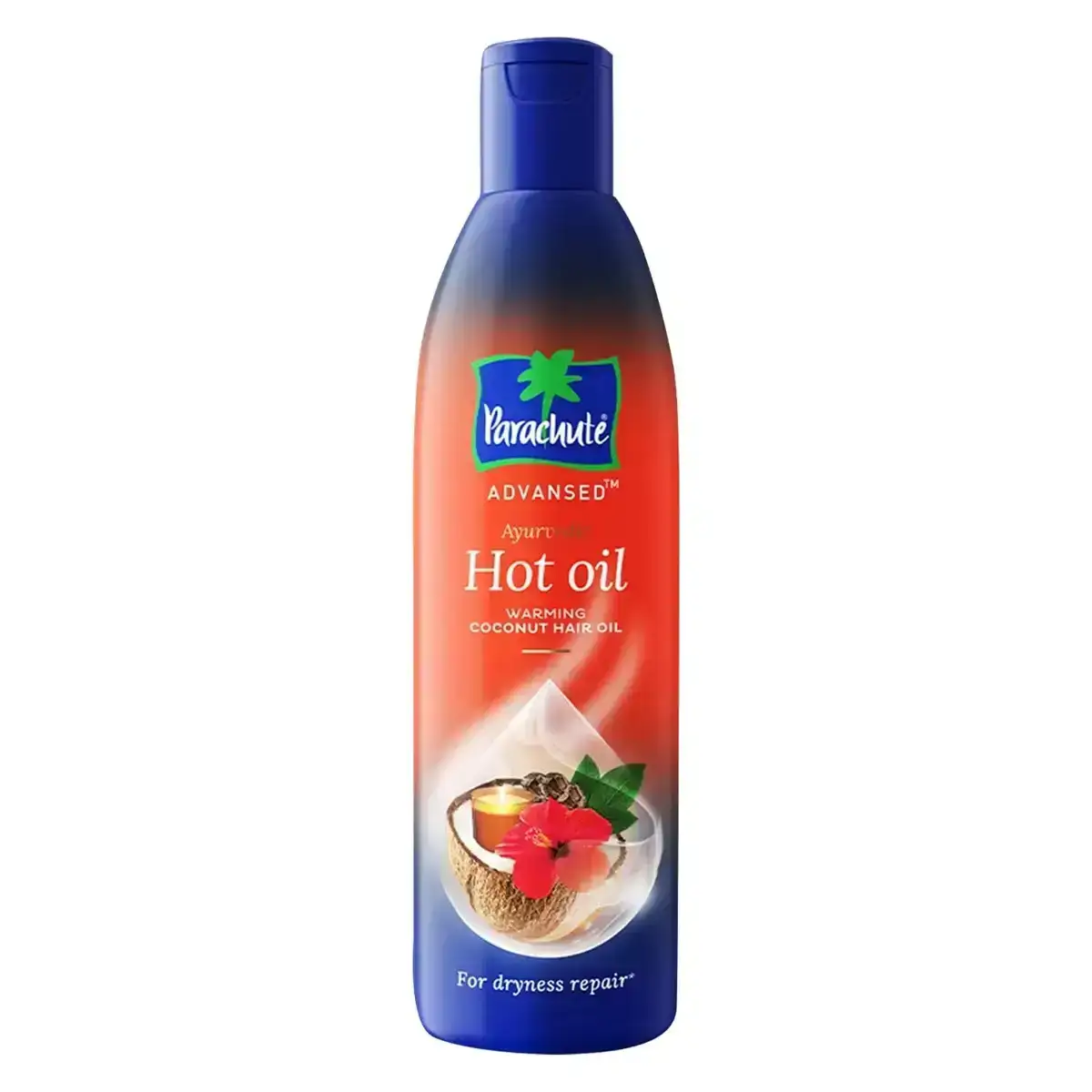 Parachute Advansed Ayurvedic Hot Oil 190ml. Ayurvedic hair oil for deep nourishment and healthy hair.