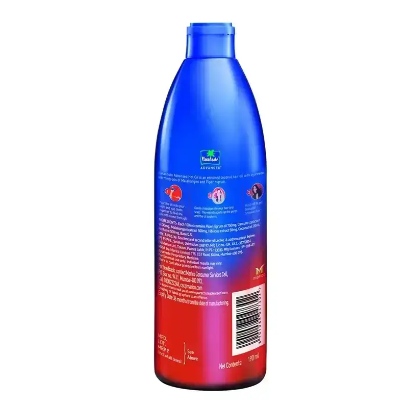 Parachute Advansed Ayurvedic Hot Oil, 190 ml image 8
