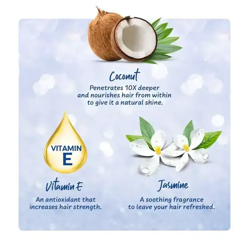 Parachute Advansed Jasmine Coconut Hair Oil, 400 ml with Free 90 ml pack image 4