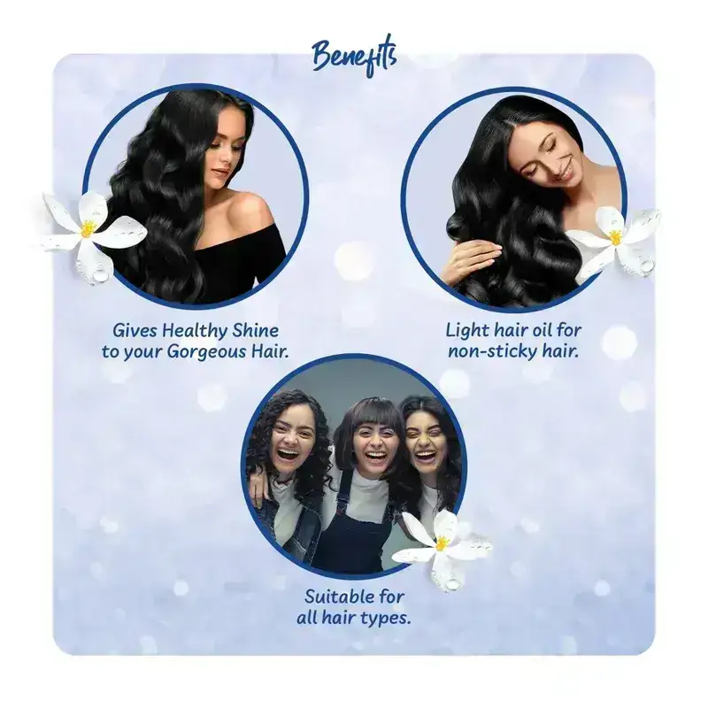 Parachute Advansed Jasmine Coconut Hair Oil, 400 ml with Free 90 ml pack image 6