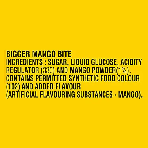 Parle Bigger Mango Bite Candy, 195Gm Pouch image 4