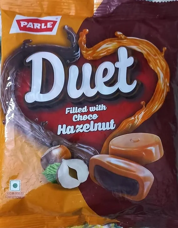 Parle Duet Filled with Choco Hazelnut Candy, 198gm