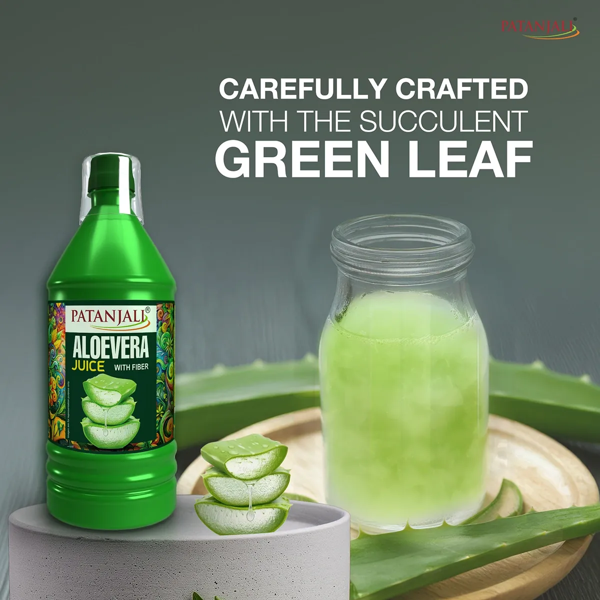  Patanjali Aloe Vera Juice Fiber, 1 l image 5