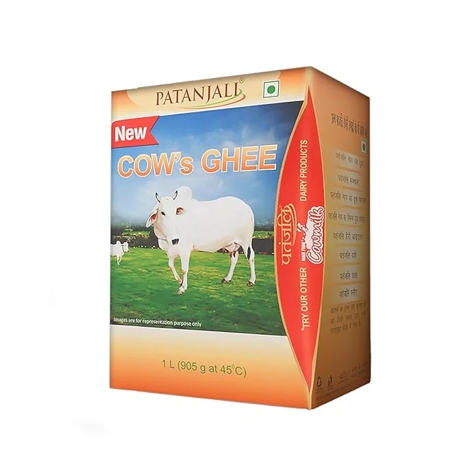 Patanjali Cow's Ghee, 1L Tetra Pack