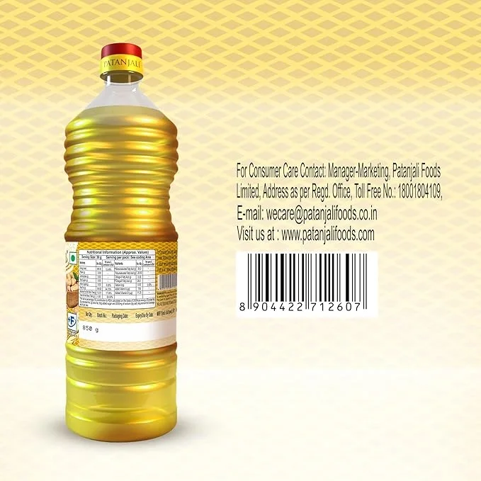 Patanjali Kacchi Ghani Groundnut Oil 1 L – Virgin & Unrefined image 6