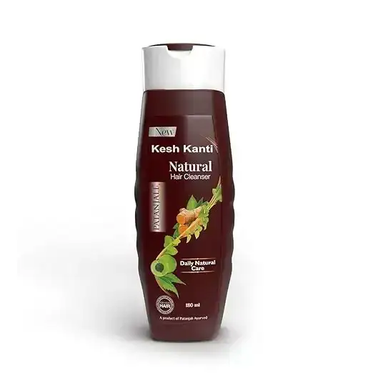 Patanjali Kesh Kanti Natural Hair Cleanser 180ML - Ayurvedic shampoo for healthy and shiny hair.