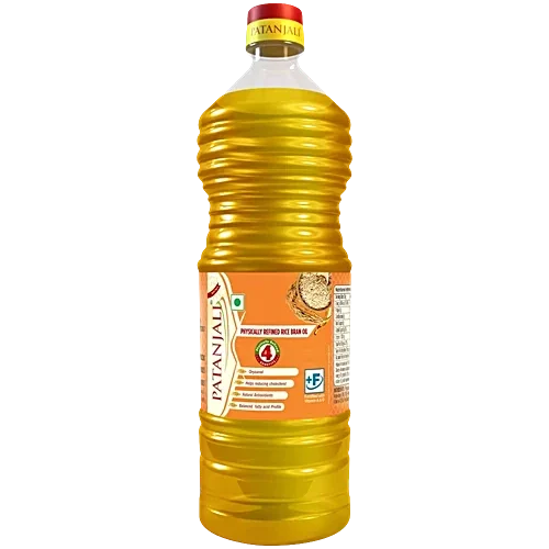 Patanjali Rice Bran Oil, 1 L Bottle