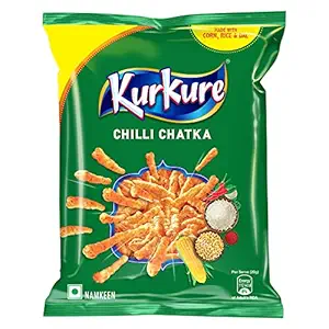 Kurkure Namkeen Chilli Chatka Pouch 78.9g