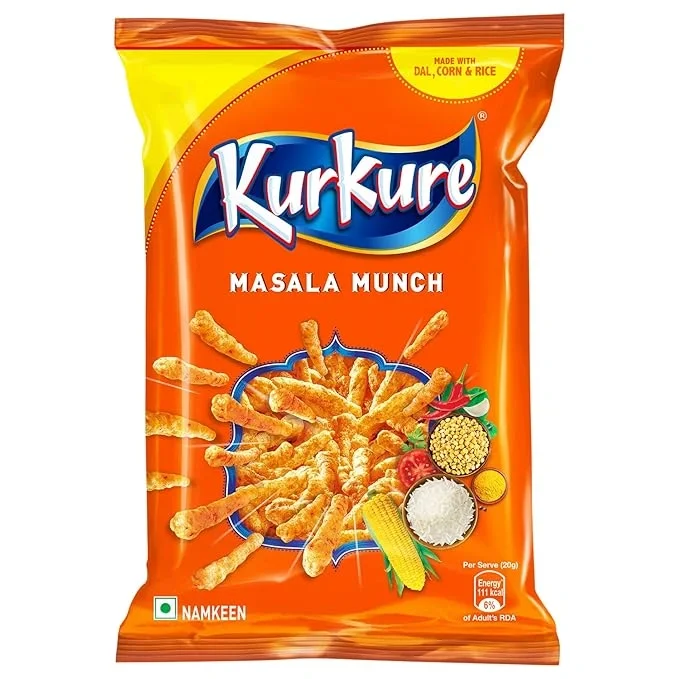 Kurkure Namkeen Masala Munch, from PepsiCo, in variable weights