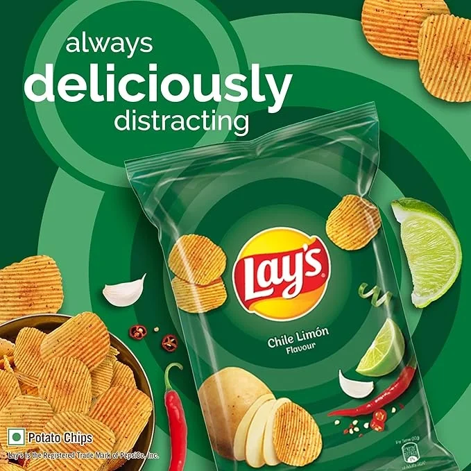 Lay's Potato Chips – Chile Limon Flavour, 48 g / 52 g (Weight May Vary) image 4