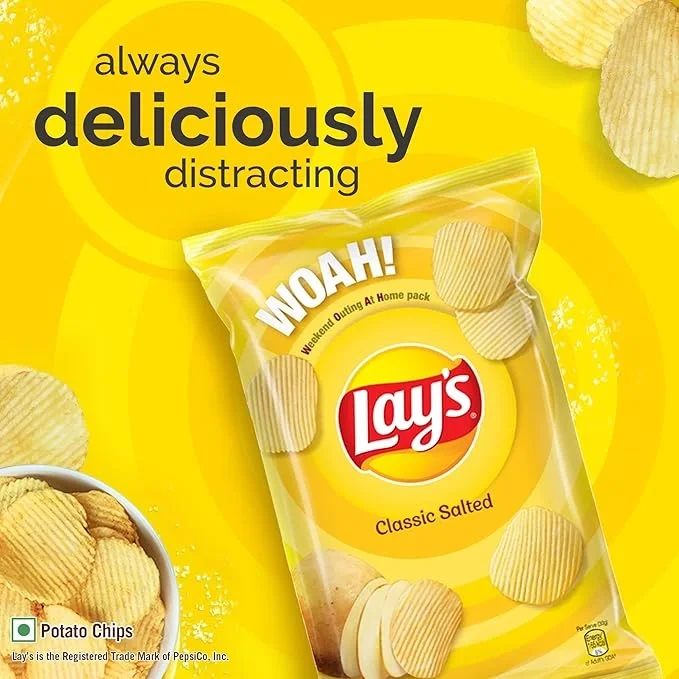  Lays Potato Chips Classic Salted, 73.7g image 3