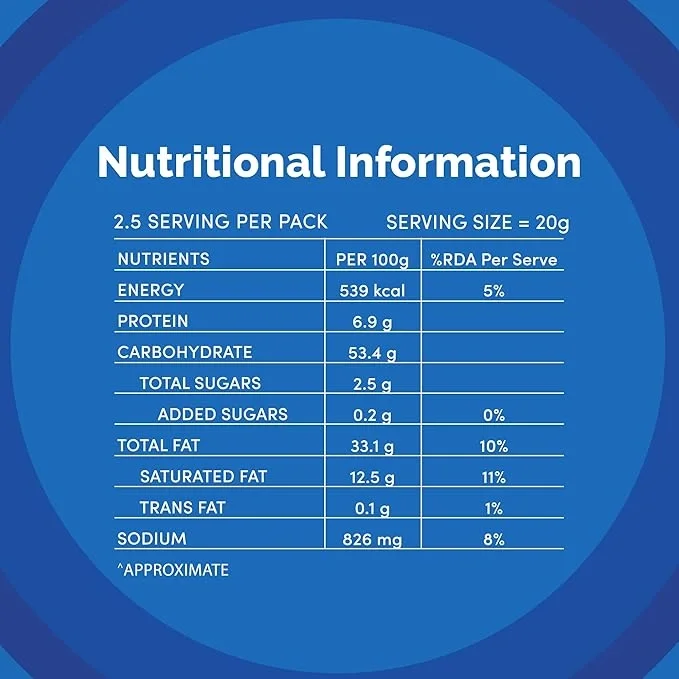 Lay's Potato Chips – India’s Masala Magic Flavour, 50 g / 52 g / 55 g (Weight May Vary) image 2