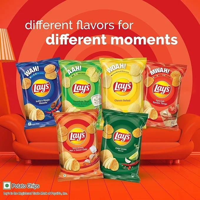 Lay's Potato Chips – Spanish Tomato Tango Flavour, 82 g / 90 g / 115 g (Weight May Vary) image 8