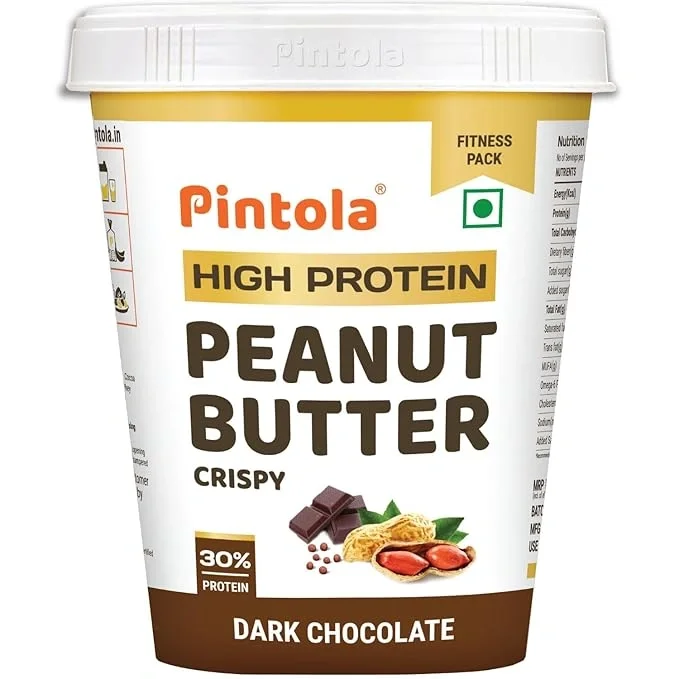 Pintola HIGH Protein DARK Chocolate Crispy Peanut Butter, 1kg