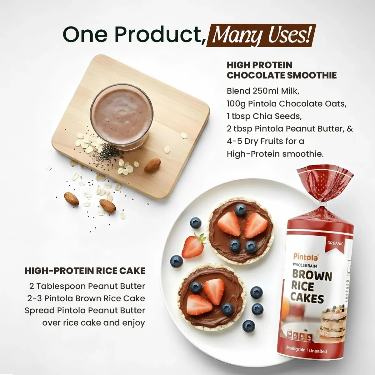 Pintola Peanut Butter High Protein Chocolate Flavour 510g – Creamy Spread image 3