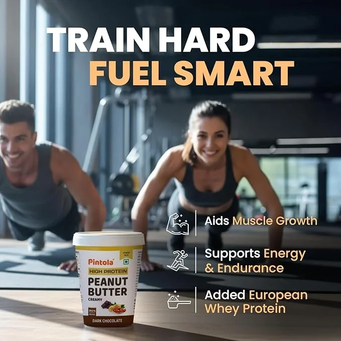 Pintola Peanut Butter High Protein Chocolate Flavour 510g – Creamy Spread image 4