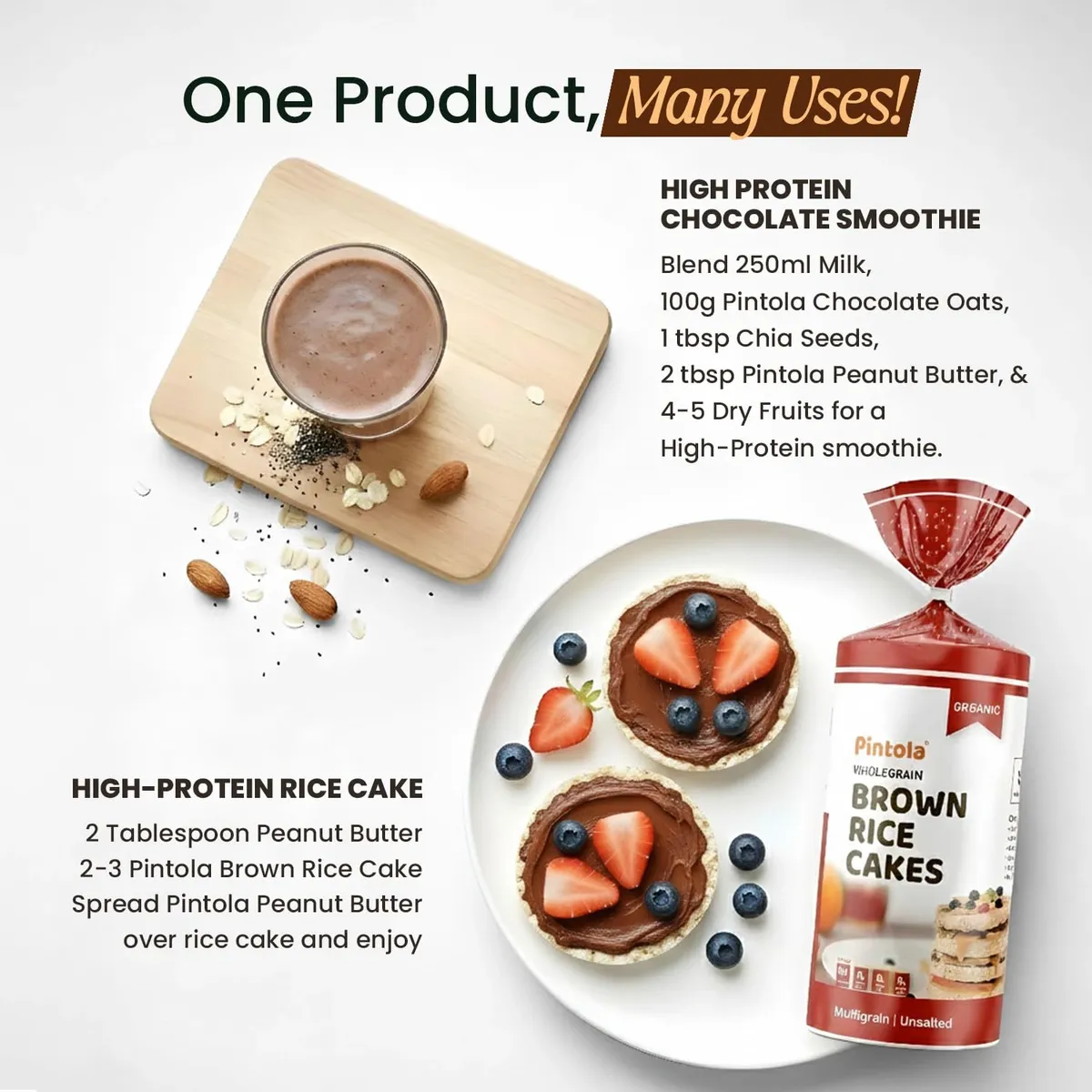 Pintola 1kg Peanut Butter Chocolate Flavour – Creamy & Protein-Rich image 3