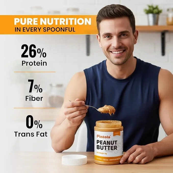 Pintola 1kg Original Classic Peanut Butter – Creamy & Nutritious Spread image 6