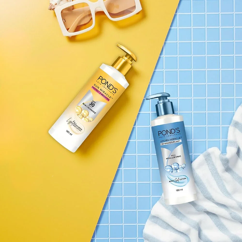 POND'S HYDRA MIRACLE BODY GEL LOTION, 380ml image 3