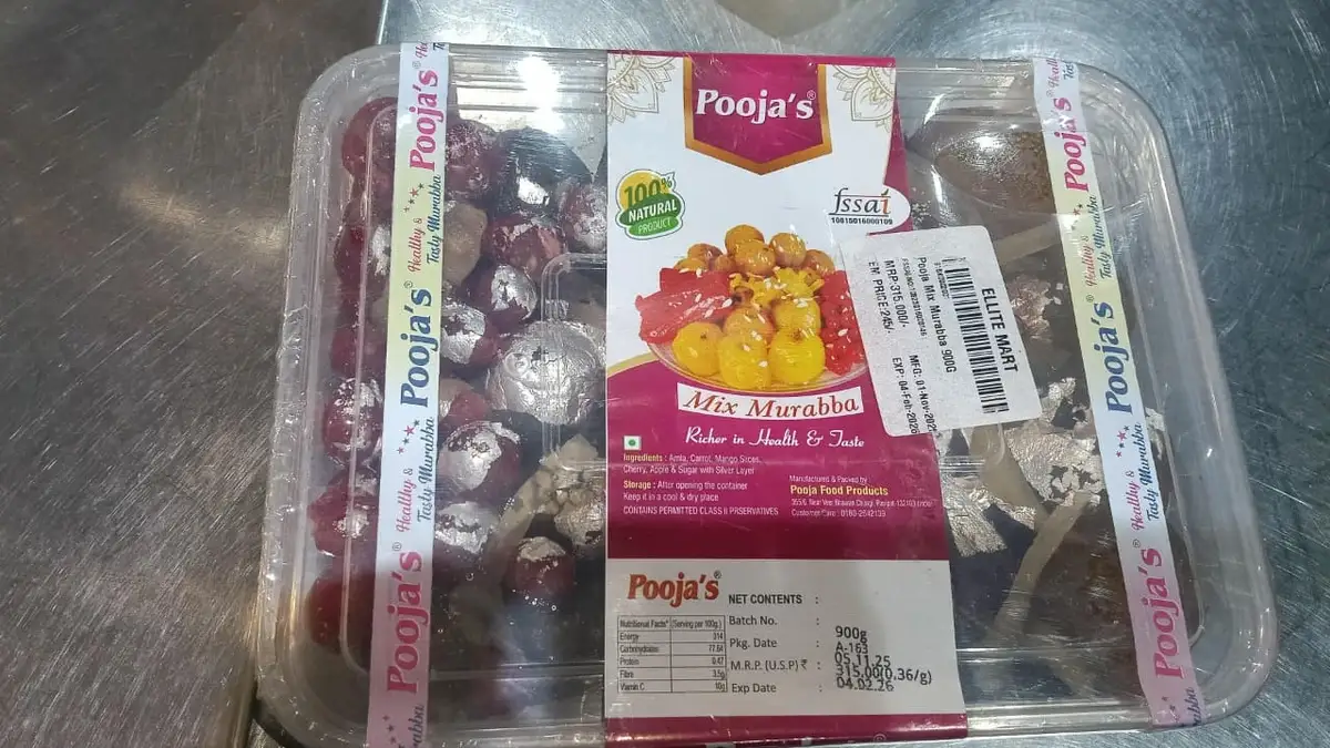   POOJA'S Mix Murabba, 900g , Fresh & Pure |  