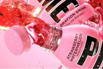 PRIME Strawberry Watermelon Hydration Drink 500 ml | Refreshing Hydration Beverage image 3