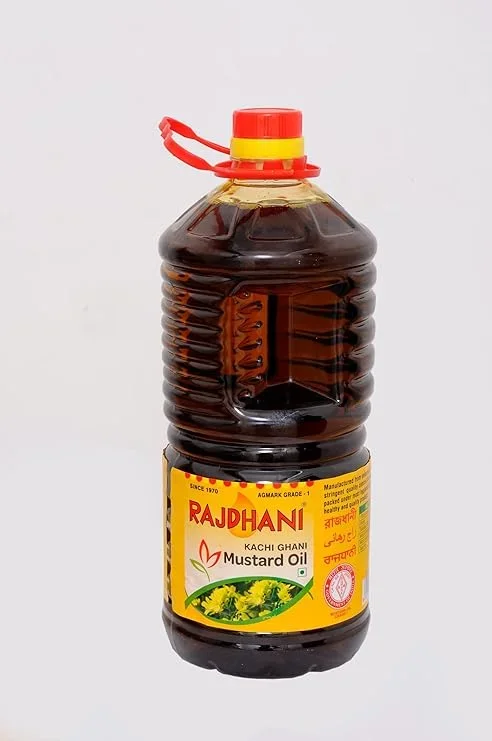 Rajdhani Kachhi Ghani Sarson Oil 2 Ltr PET Bottle