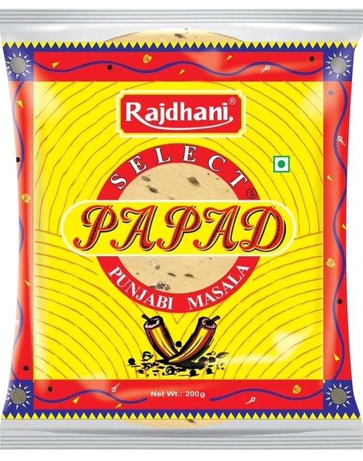 Rajdhani Punjabi Masala Papad 200gm