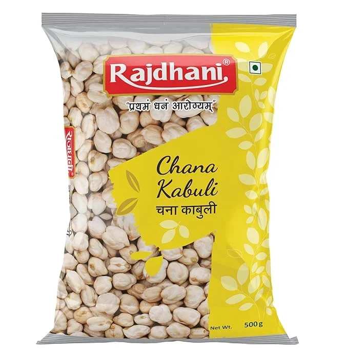 Rajdhani Premium Kabuli Chana 500 g Pack