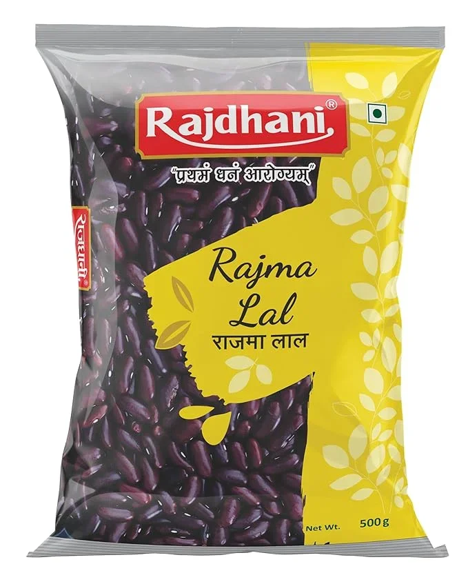 Rajdhani Rajma Lal 500 g for Rich Rajma Curry