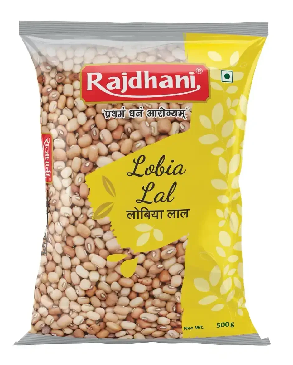 Rajdhani Dal Lobhiya Lal, 500 g | Premium Red Cowpeas