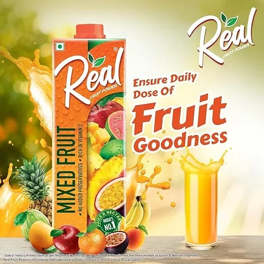 Real Fruit Power Mixed Fruit Juice – 1 Litre image 4