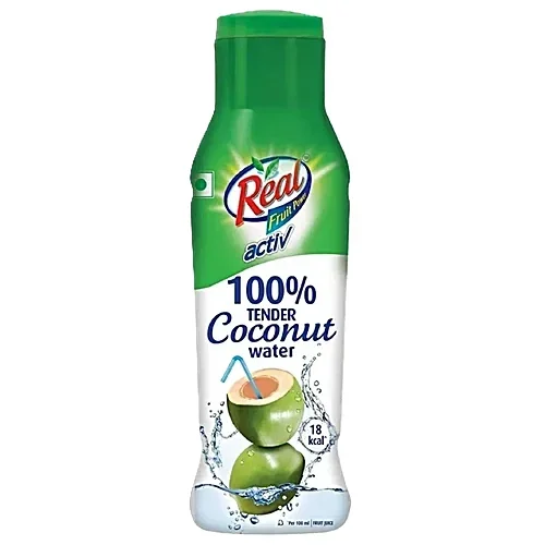 Real Fruit Power Activ 100% Tender Coconut Water 200ml | Natural Hydration Drink