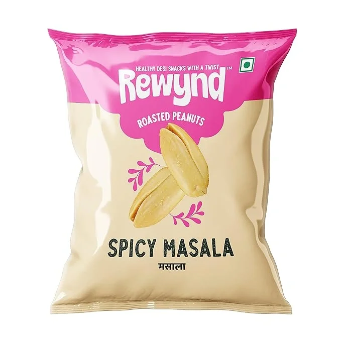 Rewynd Spicy Masala Roasted Peanuts, 140gm