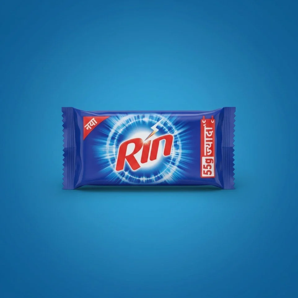 Rin Detergent Bar 185g (130g+55g)