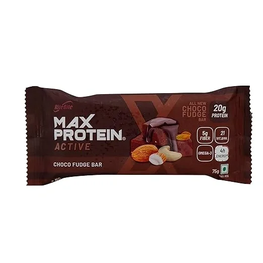  RiteBite Max Protein Active Choco Fudge Protein Bars 75g (Pack of 1) image 3