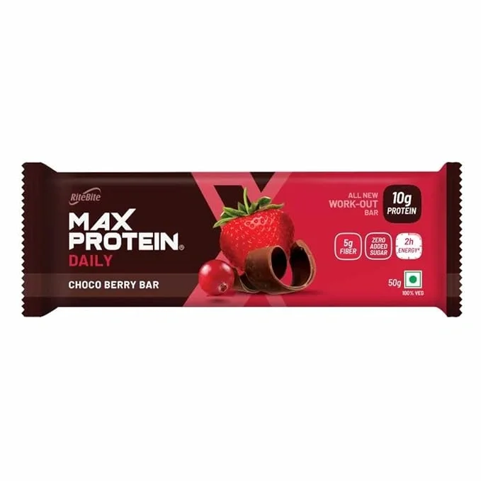 RiteBite Max Protein Daily Choco Berry Protein Bar 50g