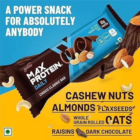 RiteBite Max Protein Daily Choco Classic protein bars with 10g of protein
