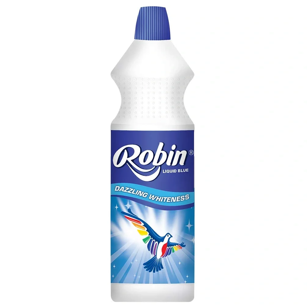 Robin Dazzling White Fabric Whitener, Liquid Blue, 150 ml