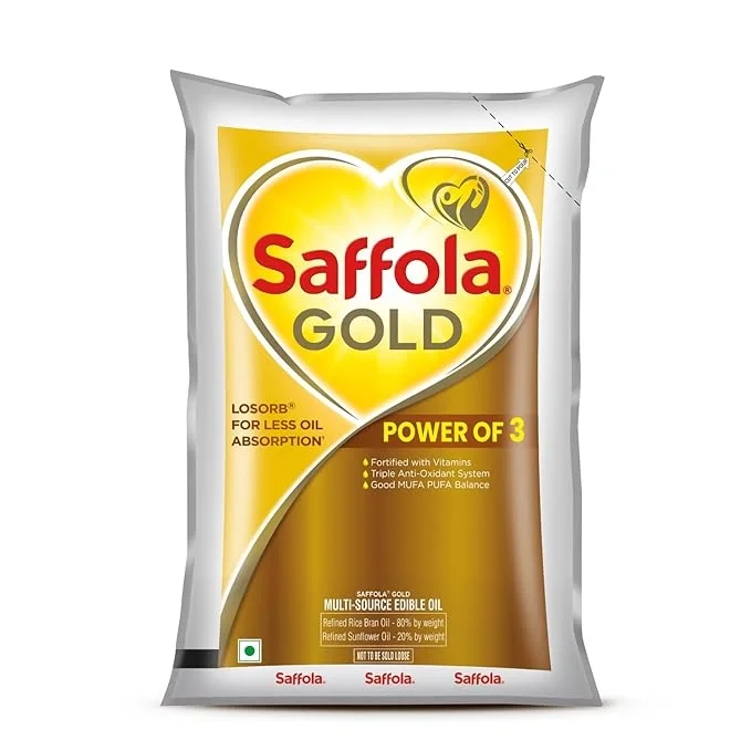 Saffola Gold Refined Sunflower Oil 1 Litre Pouch