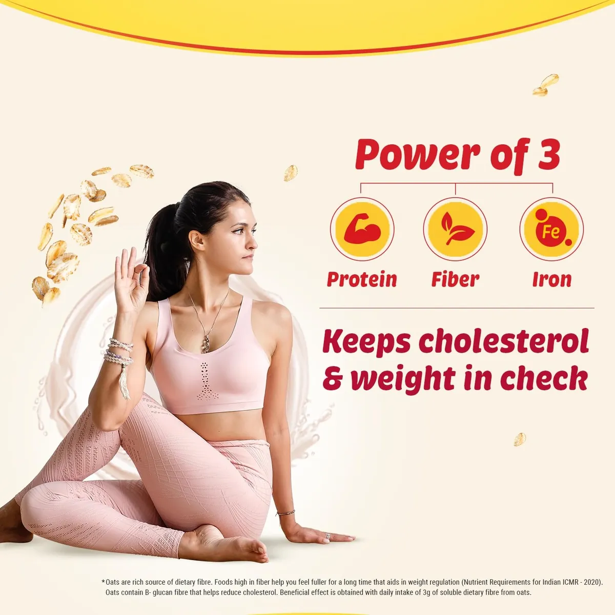  Saffola Oats | 1kg with 300g Free| Instant Rolled |Soft & Creamy image 8