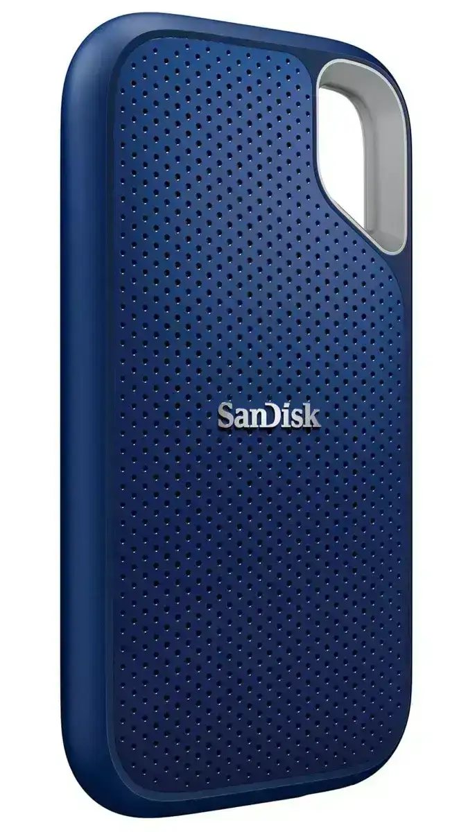 SanDisk Extreme Portable SSD 4TB (Royal Blue), Read & Write Speed up to 1050 & 1000 MB/s, Up to three meter drop protection and IP65 water and dust resistance, USB 3.2 Gen 2, 5 Year Warranty image 2