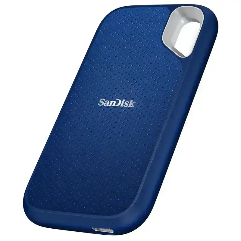SanDisk Extreme Portable SSD 4TB (Royal Blue), Read & Write Speed up to 1050 & 1000 MB/s, Up to three meter drop protection and IP65 water and dust resistance, USB 3.2 Gen 2, 5 Year Warranty image 4