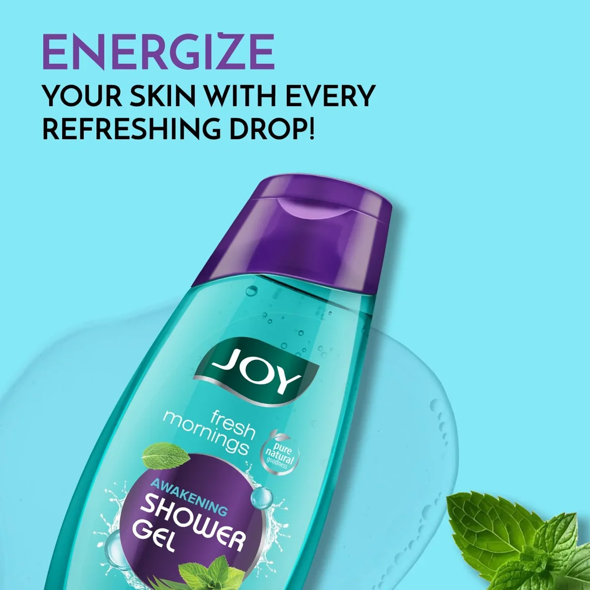 Joy Mint & Eucalyptus Body Wash Shower Gel, 250ml image 7