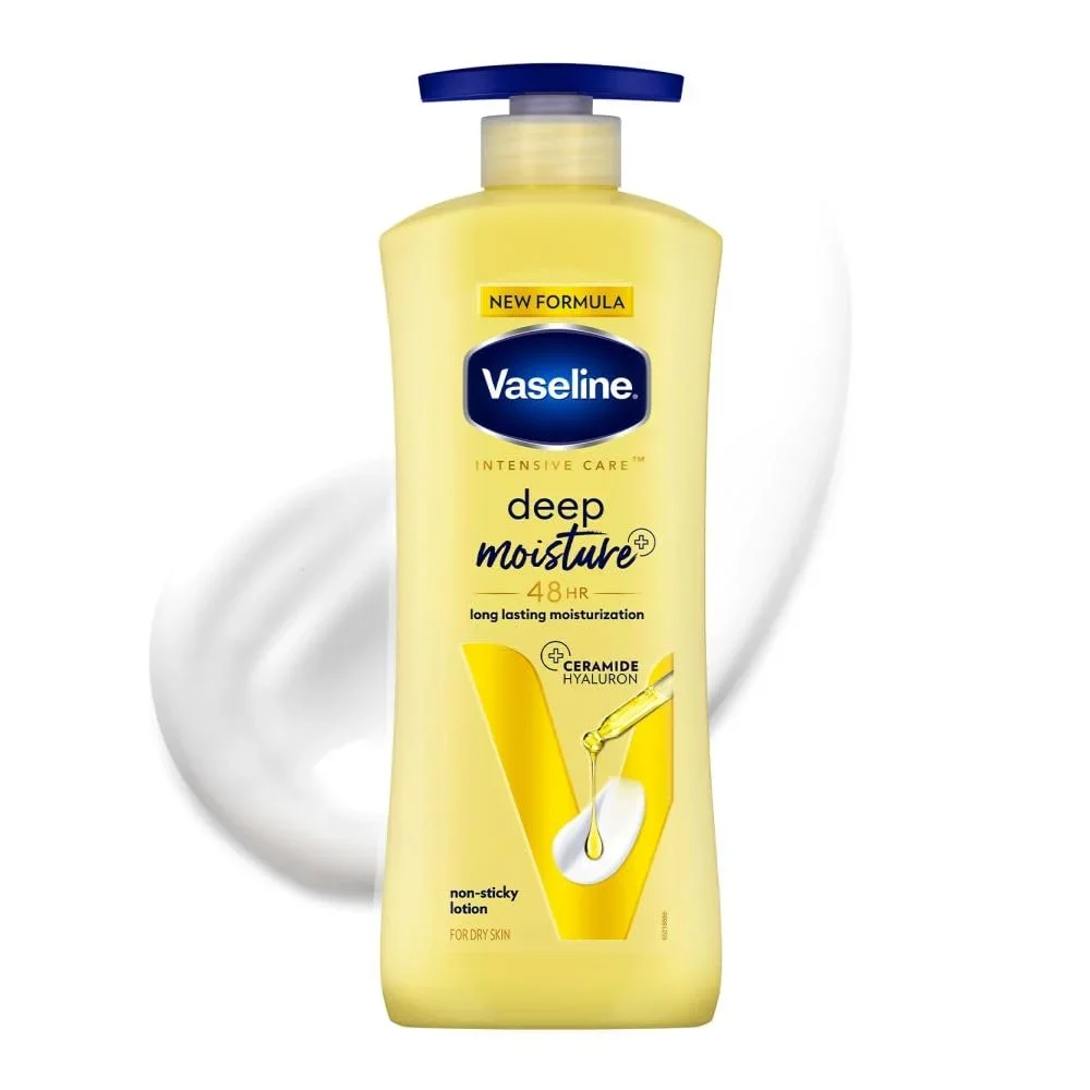 Vaseline Deep Moisture Daily Body Lotion for Dry Skin, 400ml